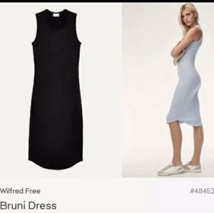 Wilfred Bruni dress midi length turquoise Large